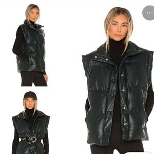 Blank NYC Womens Extra Large Quilted Puffer Vest Snap Super Soft Easy Street